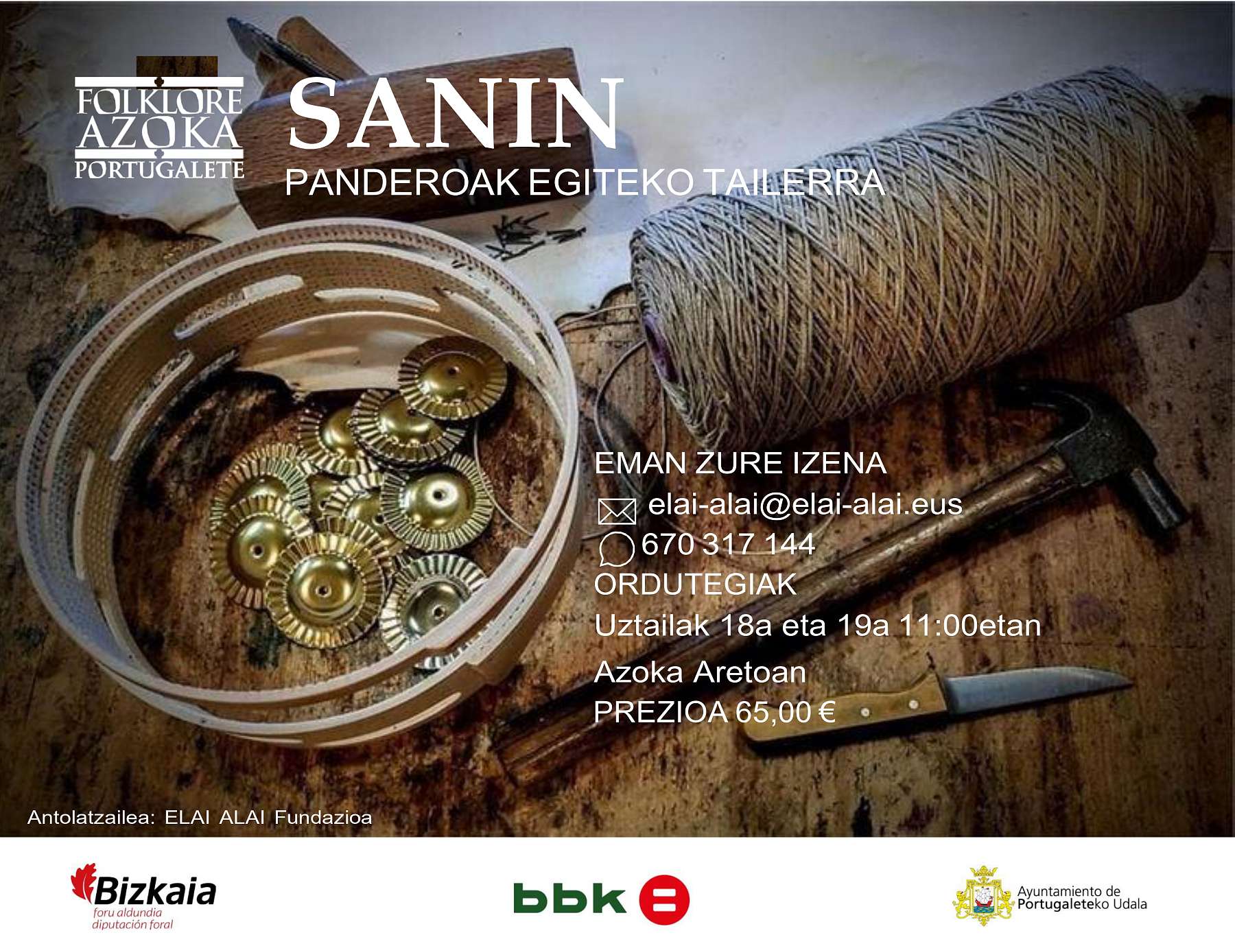 PANDEROAK EGITEKO TAILLERA